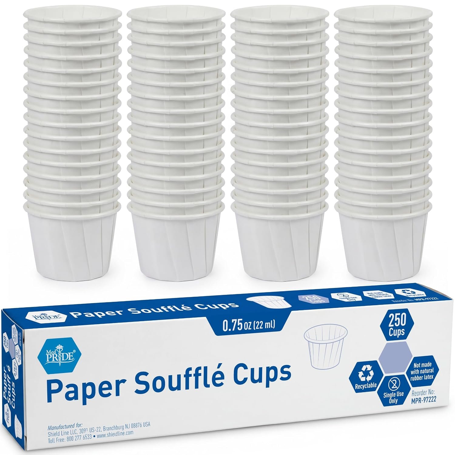 MED PRIDE Disposable Paper Souffle ...