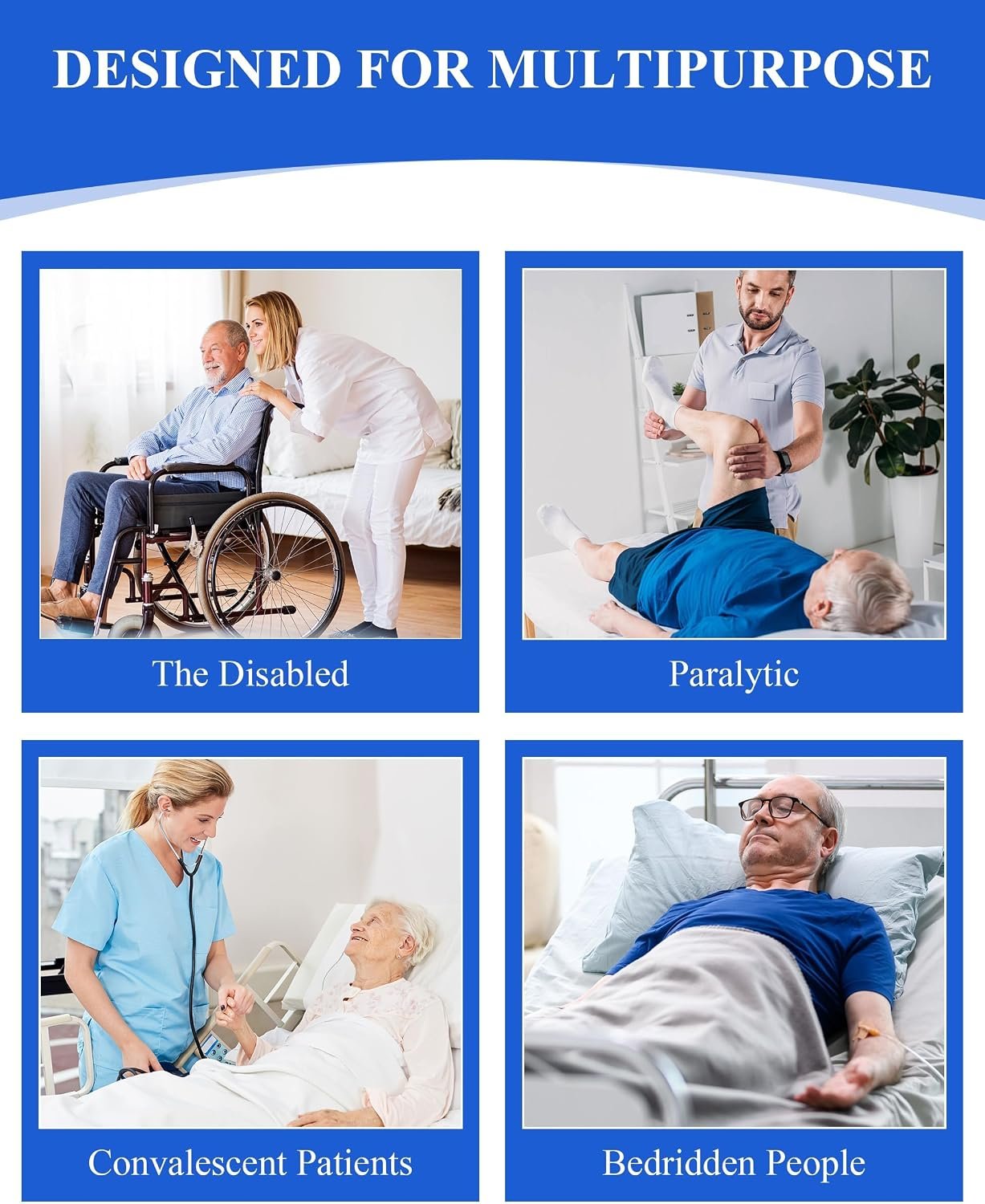 Positioning Bed Pad with Handles, Transfer Sheets for Moving - Image 6