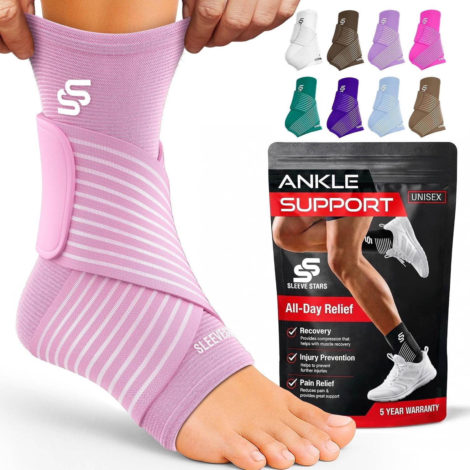 Sleeve Stars Ankle Support for Liga...