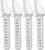 4 Pack Calibrated Medicine Spoon 2 TSP (10 ml) Plastic Oral Liquid Dose Medication Graduated Dispenser for Kids, Baby & Toddler