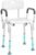 VEVOR Shower Chair, Shower Seat with Back, Adjustable Height Shower Stool, Shower Chair for Inside Shower Bathtub, Non-Slip Bathroom Bench Bath Chair for Elderly Disabled Handicap, 350 LBS Capacity