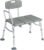 Tub Transfer Bench Shower Chair with Backrest, Height Adjustable Bath Stool, Anti-Slip Suction Feet, 450 Lbs Capacity Stable Support Seat for Elderly Disabled, Gray