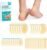 Hydrocolloid Gel Blister Bandages Pads – (Variety Pack) Promifun 32ct Waterproof Adhesive Blisters Bandages – Blister Pads for Heel, Foot, Toe, Feet – Gel Blister Chshions for Prevention & Recovery