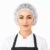 Disposable Bouffant Caps, 21inches Hair Net, Elastic Dust Cap for Food Service, Cooking, Salon,Spa,Spray tans, Restaurant,Industry,Garden,Kitchen Head Cover (White)