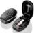 Pill Cutter Splitter for Small and Tiny Pills, 1/2 1/4 Pill Splitter for Small Pills,Vitamins, Tablets in Half or Quarters, Accurate and Easy Cutting, Stainless Steel Blade, Back Storage (Black)