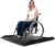Heavy Duty Digital Portable Floor Wheelchair Scale, All Metal Platform with Dual Ramp and Wheel, 2026 New Version with Protection Edge