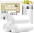 Small Trash Bags 4 Gallon – 100 Count 4 Gallon Trash Bag, Small Garbage Bags for Office Bedroom Bathroom Trash Bags, White 4 Gal Small Trash Can Liners