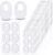 WILLBOND 120 Pcs Callus Corn Pads for Feet, Oval Foot Pads,White