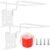 Teenyyou 2 Set Wall Mount Sharps Container Mounting Bracket for 1 Quart 8702, 8702T, 8721 Stackable Sharps Container, White