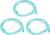 3 Pack High-Flow Ultra Soft Nasal Oxygen Cannula, 7 Feet | High-Flow Ultra Soft Nasal Oxygen Cannula, Green Tubing and Each Individual Packing