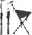 Cane with Seat Foldable Lightweight, Walking Cane with seat, Adjustable Walking Stick for Seniors & Elderly, with Padded Seat and Non-Slip Base for Outdoor Walking, Hiking, and Travel Assistance