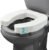 Lunderg Padded Toilet Seat Riser for Seniors – Adds 2 Inches. Universal Fit
