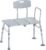 HOMLAND Tub Transfer Bench with Backrest for Bathtub, Height Adjustable | 400 lbs, Slip-Resistant Feet, Sturdy Aluminum Heavy Duty Shower Chair, Safer Bathing Aid Bench for Elderly and Disabled