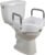Drive Medical 2-in-1 Raised Toilet Seat with Removable Padded Arms