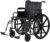 22″ Bariatric Wheelchair, Removable Desk-Length Armrests and Swing-Away Foot Rests