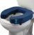 Lunderg Padded Toilet Seat Riser for Seniors – Adds 2 Inches. Universal Fit