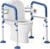 Loyoda Foldable Toilet Safety Rails for Seniors, Height & Width Adjustable