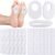 WILLBOND 60 Pcs Callus Corn Pads for Feet, Oval Foot Pads,White