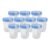 Dealmed 781044 Urine Specimen Cups – 4 oz, 10 Count, Lids