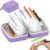 A8 Waterproof Pill Organizer Set (Purple)