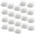 Air Filter Sponge, Compressor Replacement System, Round White Breathable Foam Filters Compatible with Cool Mist Inhaler & Vaporizer Device, Universal Size (0.59in Dia 20 Pcs)