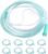 8 Pack Soft Oxygen Nasal Cannula for Adult, 8.2 feet Standard Nasal Cannula Tubing for Oxygen Concentrator, Oxygen Tubing for Kink Resistant, Lightweight