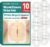 AZEN 10 Pack Emergency Wound Closure Strips, Butterfly Bandages for Wound Closure, Quick Clot Zip Stitch Wound Closures Device