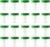 Disposable Specimen Collection Cups with Green Screw Cap – 125 ml | Leakproof Urine Sample Container with Graduated Scale for Lab, Travel, and Personal Use – 20 Pack