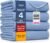 4 Pack Waterproof Reusable Heavy Absorbency Incontinence Bed Pads 34″x36″ | Utopia Bedding Washable Underpads, Chuck Pads for Adults, Kids, Elderly and Pets, Bedwetting Pads for Sofa and Couch, Blue