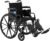 Medline Lightweight Wheelchair for Adults With Swing-Back, Desk-Length Arms, Elevating Leg Rests; 20″ x 16″D Seat