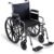 Invacare Wheelchairs for Adults, Removable Padded L-Shaped Desk Arms, Swing-Away Footrest, Portable Folding Lightweight Wheel Chair, Vinyl Upholstery, 18 Inch Seat, Essential EX1 Manual Wheelchair