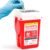 Sharps Container – Small Sharps Containers for Home Use, Travel & Disposal | 1 Quart (Pack of 1), Portable, Puncture-Resistant, Dual Locking Lid, Fits Needles & Syringes