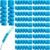 20pcs Oxygen Tube Support Crimp Straightener, Blue