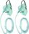 Oxygen Mask, Pediatrics Oxygen Mask with 7feet Length 6mm Oxygen Tube and Adjustable Elastic Strap, DEHP-Free and Latex-Free Materials, 2 Pack (Green,for Children)