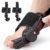 Bunion Corrector for Women & Men – Adjustable Nighttime Big Toe Straightener Bunions Splint with ABS Support for Hallux Valgus Relief Hammer Toe Brace Sleeping Home Use Left/Right Feet – 2PC Black