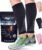 Calf Compression Sleeves for Men and Women – (1 Pair) Footless Compression Socks Support for Varicose Veins, Nursing, Pregnancy, Running – PhysFlex Leg Sleeve Brace for Shin Splints, Pain Relief and Reduces Swelling (Black, Medium)