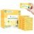 Mini Antibacterial Wet Wipes, 99% Water Hand Sanitizer Travel Wipes, Safe for Sensitive Skin & Hypoallergenic Hand Sanitizing Pocket Wipes, 144 Count (24 Packs of 6)