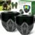 2026 Upgraded Grass Cutting Mask, Anti-Fog Detachable Full Face Goggle Mask, Windproof Grass Cutting Goggles for Mowing Grass, Dust (Dark Green*2)