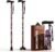 Floral Canes for Women Folding Cane for Stability with Non-Slip Base, Adjustable Walking Cane for Seniors – Lightweight Collapsible Walking Sticks with T & Offset Handle