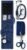ASA TECHMED Nurse EMT Starter Pack Stethoscope, Blood Pressure Monitor and Trauma 7.5″ EMT Shear Ideal Gift for Nurses, Medical Students, Firefighters, Police and Personal Use (Navy Blue) 4 Piece Set