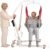 VOCIC Electric Patient Lift for Home, Floor-to-Bed Transfer Aid Lift Chair for Elderly, Foldable Patient Lift with Wireless Lithium Handset, Manual Emergency, 330lbs Capacity, Includes Sling, AY05