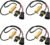 Car LED Headlight Decoders​LED Load Resistors,50W 6Ohm for 9005/9006 Bulbs Canbus Decoder Anti Flicker,Error Codes,Random Shutdown,IP67 Waterproof 4PCS (Suitable for 9005/9006 Bulbs)