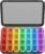 Odaro Weekly Pill Organizer 4 Times A Day, Daily Pill Box 7 Day, Black