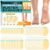 Arme Hydrocolloid Bandages, Gel Blister Bandages for Feet 120Pcs 4 Shape