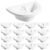 25 Pack Urine Collection Hats for Toilet, Specimen Collector Pans 40oz/1200cc with Clear Readings, Universal Urine Pee Stool Sample Collection Kit for Women and Elderly