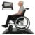 Wheelchair Scale for Home use with Dual Separate Ramps Preventing Flipping | Portable Medical Weighing Scale with Detachable grounding ramp |1000×0.2lb | 1.5 * 8.2in ramp