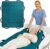Upgraded 3-Layer Positioning Bed Pad with Handles, Transfer & Slide Sheet for Elderly Care, Waterproof Washable Draw Sheet for Turning, Lifting & Repositioning (48″ x 40″, Green)