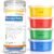 FlintRehab Therapy Putty for Teens & Adults (4 Pack, 3 Oz Each) – Putty for Hand Therapy, Fidgeting & Stress Relief – Non-Toxic Resistive Exercise Putty for Hand Strengthening