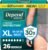 Depend Fresh Protection Adult Diapers, Incontinence Underwear for Men, Disposable, Maximum, Extra-Large, Grey, 26 Count, Packaging May Vary
