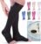 Doc Miller Open Toe Compression Socks, 20-30 mmHg, Knee High, Men & Women | Toeless Compression Sleeves, Knee-High Stockings: Shin Splints, Varicose Veins, Travel, Calf Support & Muscle Recovery, Pair